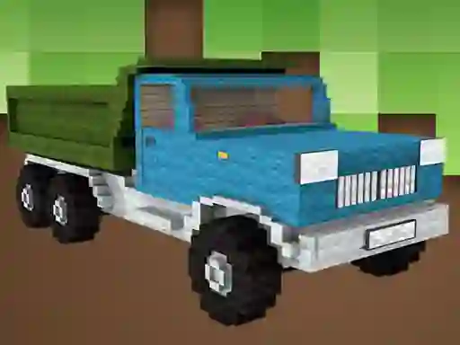 Minecraft Truck Jigsaw — free online game