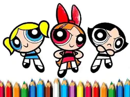 PowerPuff Girls Coloring Book — free online game