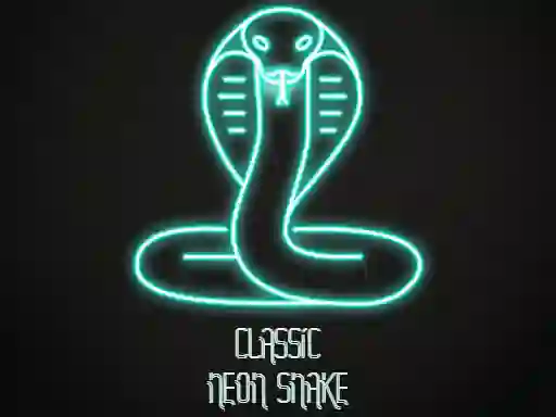 Classic Neon Snake — free online game