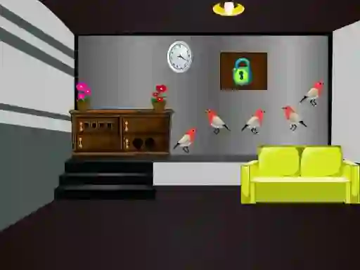 Grey Checked Room Escape — free online game