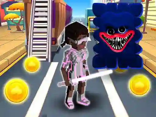 City Runner 3D.io — free online game