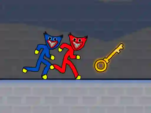 Stickman Huggy Party Duo — free online game