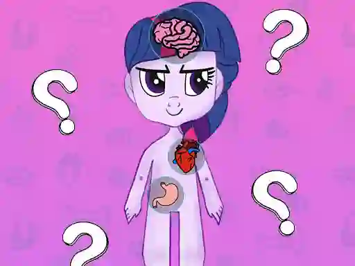 My Little Pony Learning The Body — free online game