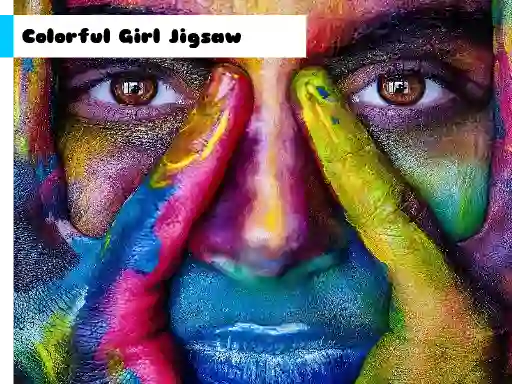 Colorful Girl Jigsaw — free online game