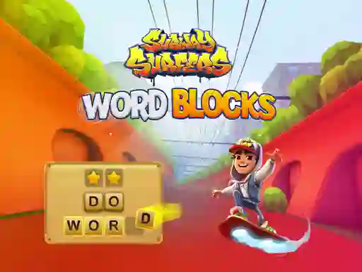 Subway Surfers Word Blocks — free online game