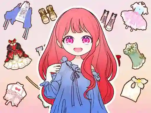 Гульня Dress Up Sweet Doll онлайн