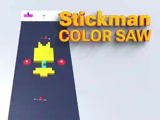 Stickman Color Saw — free online game