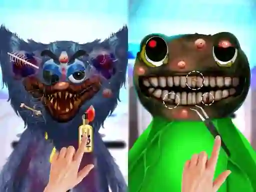 Huggy ASMR Monster Makeover — free online game