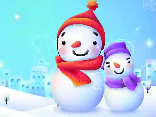 Snowman 2020 Puzzle เกมออนไลน์