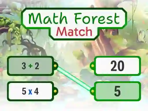 Math Forest Match — free online game