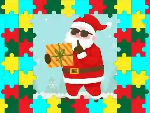 Santa Puzzle For Kids — δωρεάν online παιχνίδι