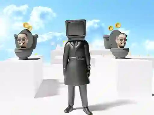 Skibidi Toilet Parkour run — free online game