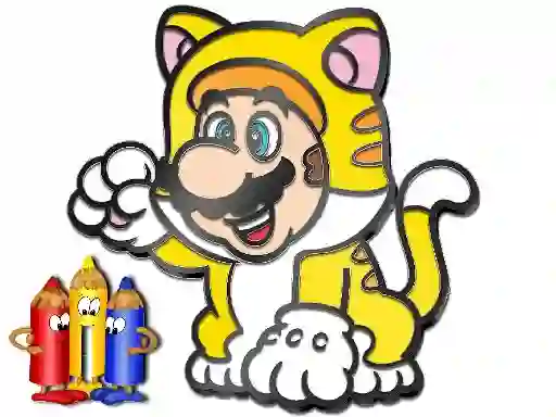Mario Rush Coloring Book — free online game