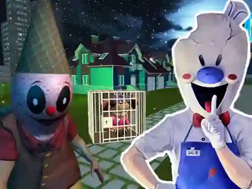 Ice Scream Scary Neighbor Horror — free online game