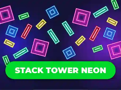 Stack Tower Neon: Keep Blocks Balance — free online game