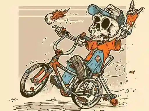 Halloween Bike Ride — free online game