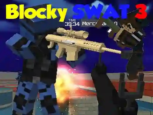 Blocky Combat Swat 3 — free online game