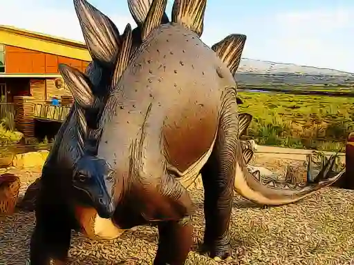 Stegosaurus Dinosaur Jigsaw — free online game