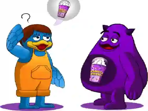 Grimace Monster Dop Story — free online game