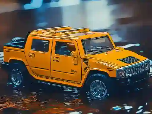 Hummer Jeep Puzzle — free online game