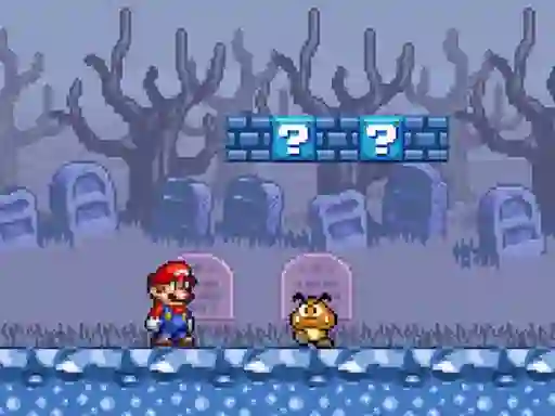 Trò chơi Super Mario Bros Star Scramble 2 Ghost island trực tuyến