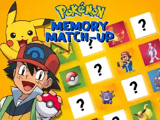 Pokemon Memory Match-Up — free online game
