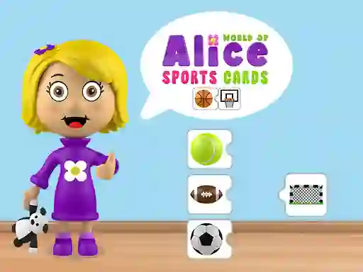 World of Alice Sports Cards — free online game