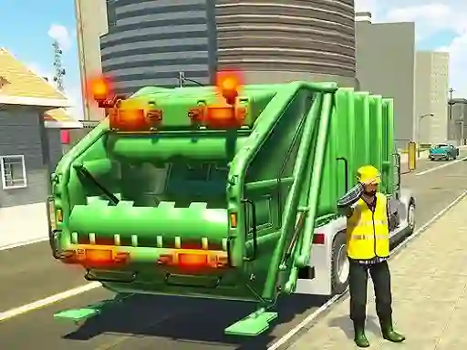 American Trash Truck Simulator Game 2022 — darmowa gra online