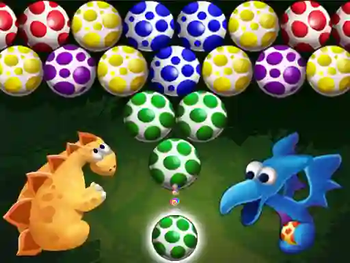 Dino Eggs Bubble Shooter — free online game