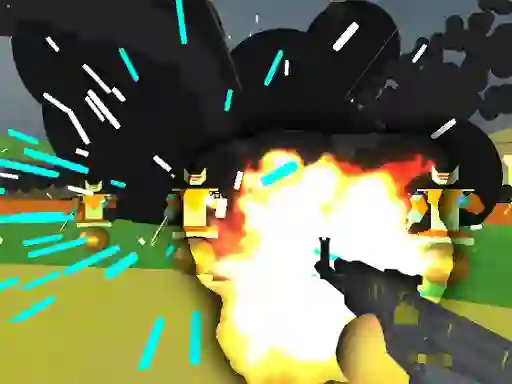 Robot Base Shootout 3D — free online game