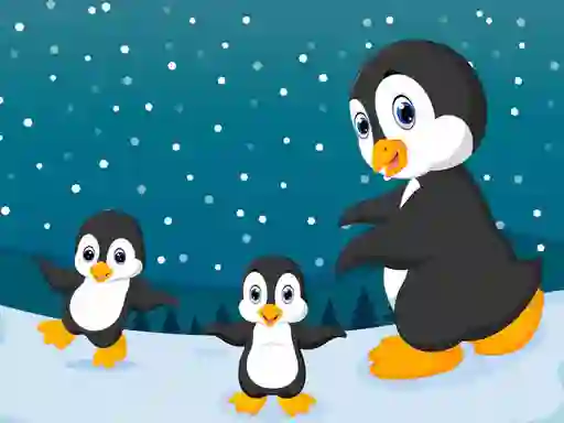 Winter Pinguins Memory — free online game