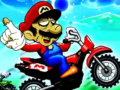Super Mario Halloween Wheelie — free online game