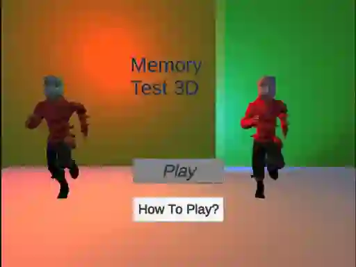 Memory Test 3D — free online game