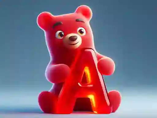 Gummy Letter Pop — free online game