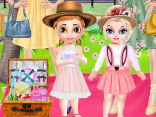 Princess Family Flower Picnic — free online game