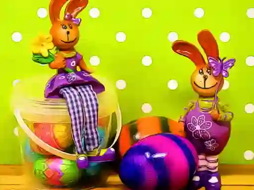 Easter Bunnies Puzzle — free online game