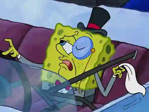 Spongebob Driving Test Hidden — free online game