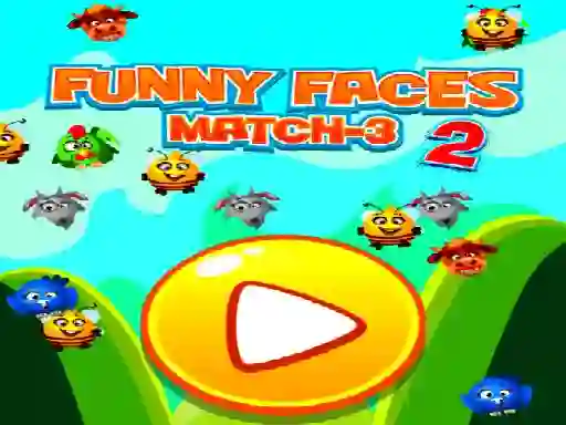 Funny Faces Match-3 2 — δωρεάν online παιχνίδι