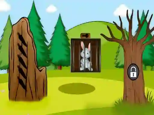Rabbit Kitten Escape — free online game