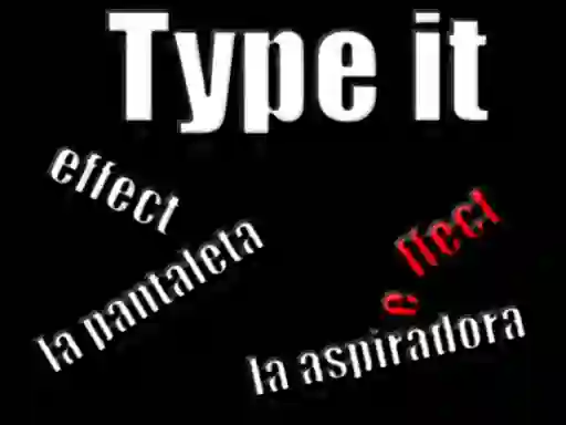 Type it — free online game