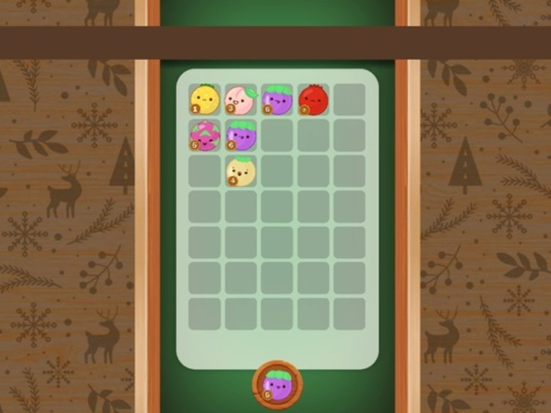Dice Puzzle Fruits