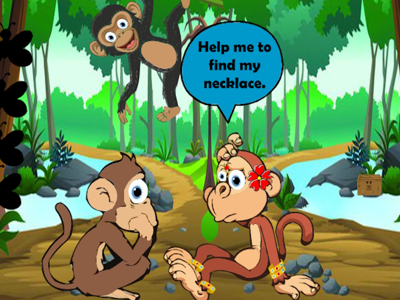 Find The Monkey Necklace