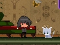 Cat and ghost