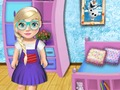 Baby Elsa School Decorate 
