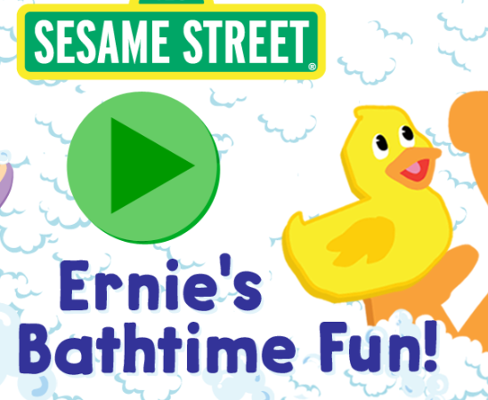 123 Sesame Street: Ernie's Bathtime Fun 