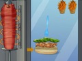 Doner Kebab Salad, Tomatoes, Onions 