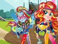 Girls from Equestria. Friendship Games: Motocross 