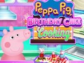 Peppa Pig Birthday Cake Cooking 