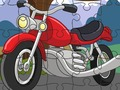 Cartoon Motorbike Jigsaw 