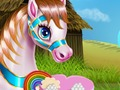 Rainbow cake for pony 